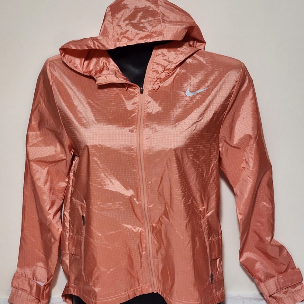 Nike Essential Women's Running Jacket/Orange/ Small/ NEW NO TAG/ Water Repellent